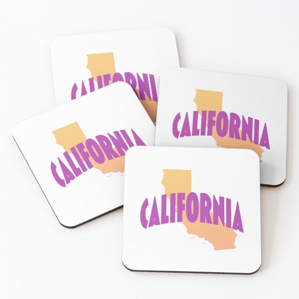 Item preview, California - Retro Style Curved Text with State Shape designed and sold by chosenhomes.