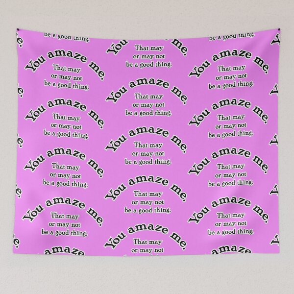 Item preview, You amaze me, pink background designed and sold by mntimg.