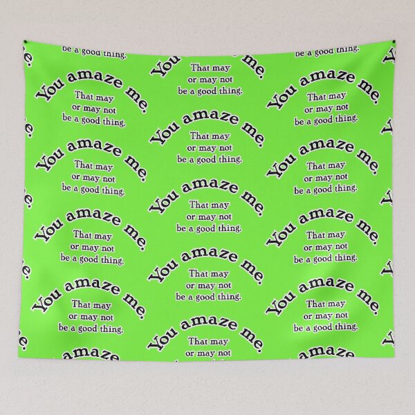 Item preview, You amaze me, green background designed and sold by mntimg.