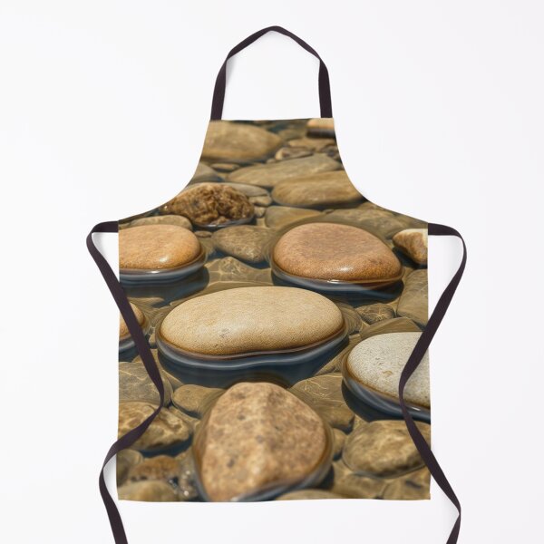Item preview, Tranquil Depths – Stones in Sunlit Stream” designed and sold by NaomiRut.