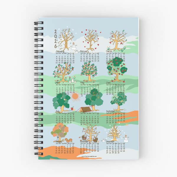 Item preview, 2026 Calendar - Northern Hemisphere Seasons of the year designed and sold by FrancesPoff.