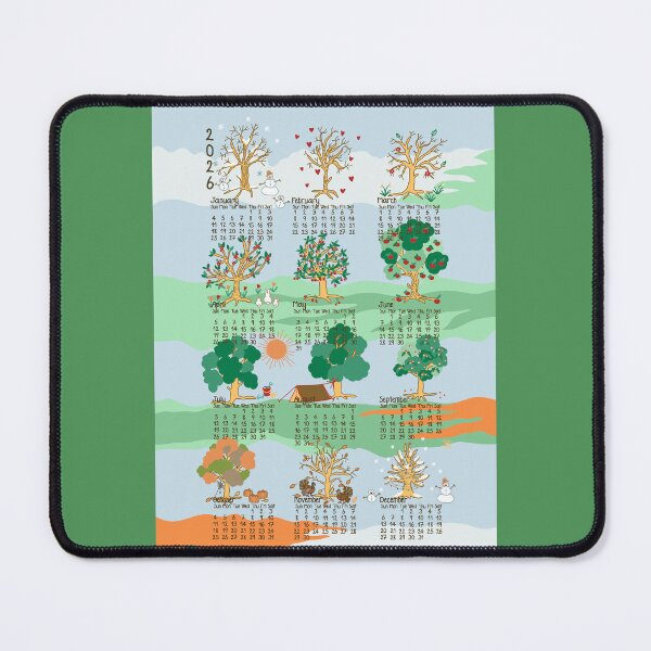 Item preview, 2026 Calendar - Northern Hemisphere Seasons of the year designed and sold by FrancesPoff.