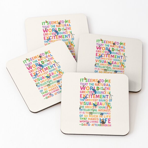 Item preview, David Attenborough quote - The natural world is the greatest source of excitement  designed and sold by KenzieDesignCo.