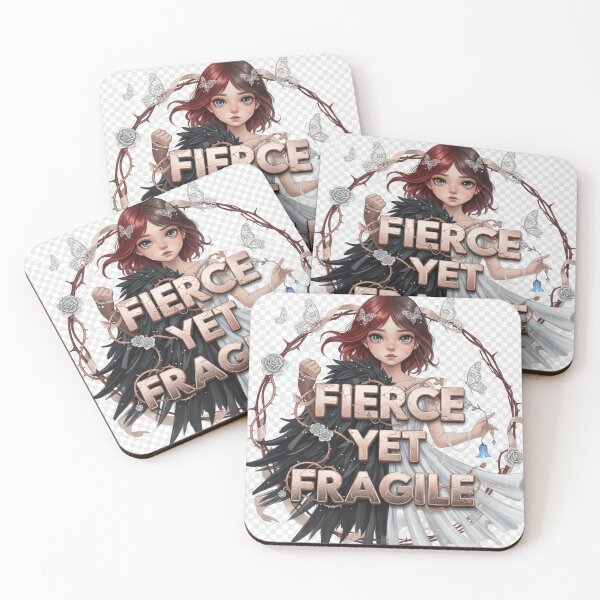 Item preview, Fierce Yet Fragile – Empowered Beauty with a Gentle Soul designed and sold by GogoVibes.