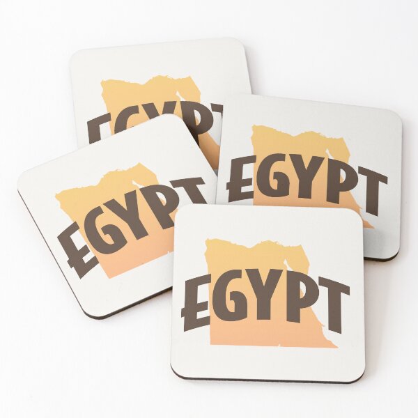 Item preview, Egypt - Retro Style Curved Text with Country Shape designed and sold by chosenhomes.