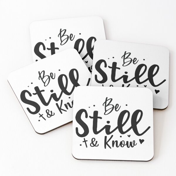 Item preview, Be still and know designed and sold by Holy Hands Studio.