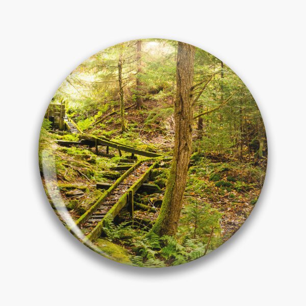 Item preview, Old mining shaft covered in moss designed and sold by Krystalclearart.