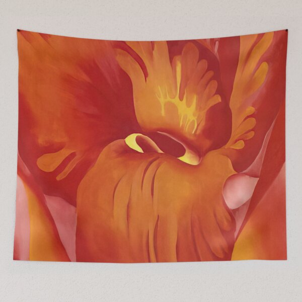 Item preview, Canna Red And Orange By Georgia O'keeffe designed and sold by andrescastillRO.