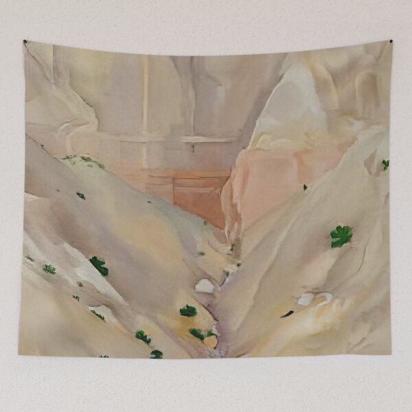 Item preview, Cliffs Beyond Abiquiu, Dry Waterfall By Georgia O'keeffe designed and sold by andrescastillRO.