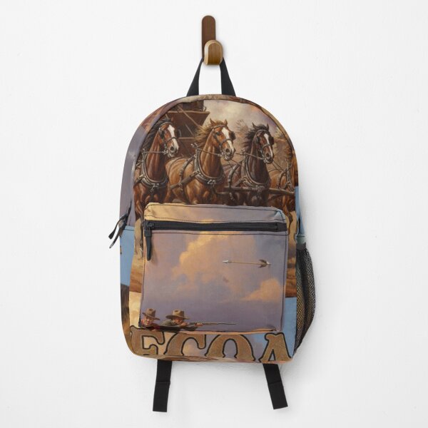 Item preview, Dust and Destiny – Reimagined Stagecoach Poster designed and sold by Art's Diner.