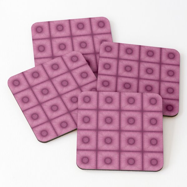 Item preview, Pattern of "Poof" tile in cherry color designed and sold by Cherevan.