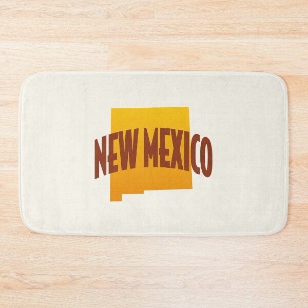 Item preview, New Mexico - Retro Style Curved Text with State Shape designed and sold by chosenhomes.