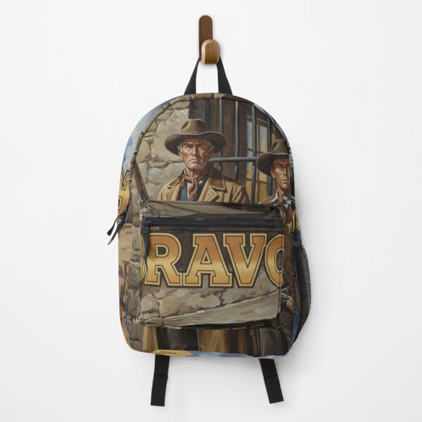 Item preview, Gunsmoke & Honor – Reimagined Rio Bravo Poster designed and sold by Art's Diner.