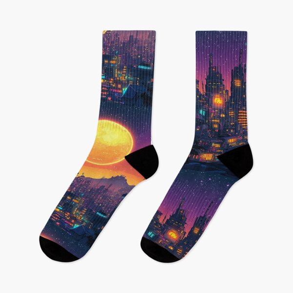 Item preview, Neon Dawn: City of a Thousand Suns designed and sold by ZGigerBarker.