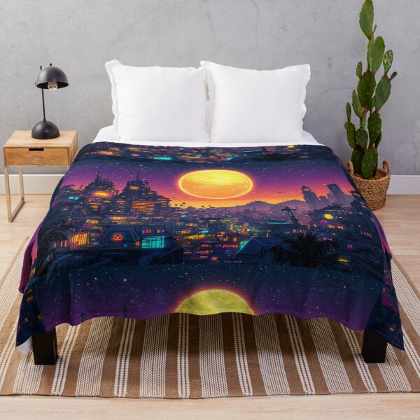 Item preview, Neon Dawn: City of a Thousand Suns designed and sold by ZGigerBarker.