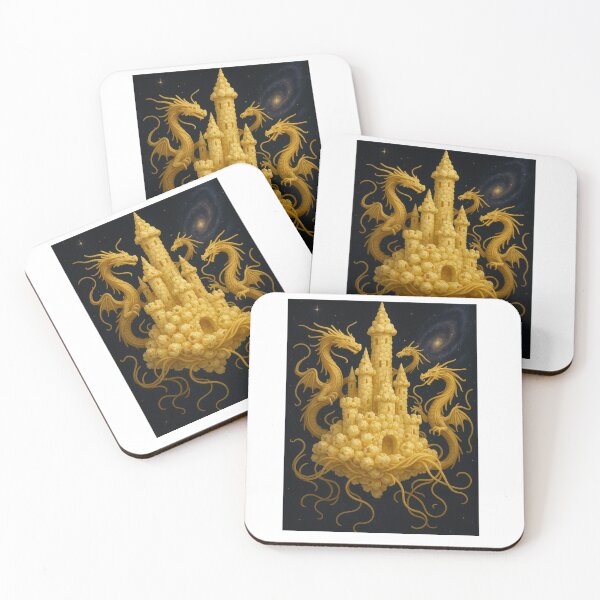 Item preview, Popcorn Castle Spaghetti Dragon Galaxy Birthday Party Hat Happy Balloons designed and sold by CheeseBlueprint.
