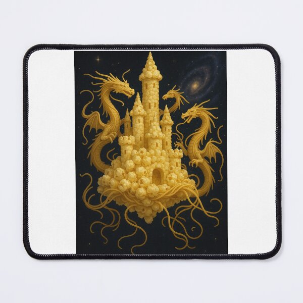 Item preview, Popcorn Castle Spaghetti Dragon Galaxy Birthday Party Hat Happy Balloons designed and sold by CheeseBlueprint.