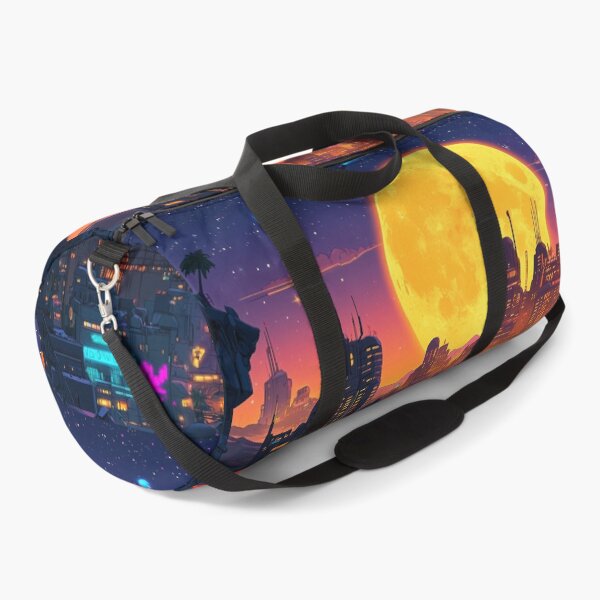 Item preview, Neon Eclipse Over the Megacity designed and sold by ZGigerBarker.