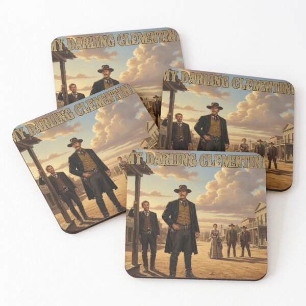 Item preview, Gunfire at Dawn – Reimagined My Darling Clementine Poster designed and sold by Art's Diner.