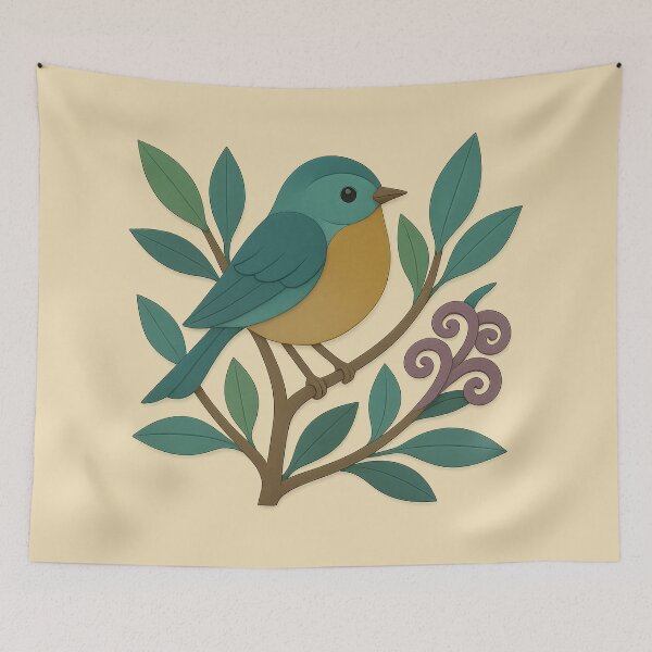 Item preview, Eucalypt Robin designed and sold by Ilona Abou-Zolof.