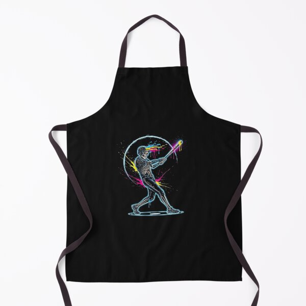 Item preview, Skeleton Baseball Drip Batter Retro 80s Melting Graphic designed and sold by facegm.