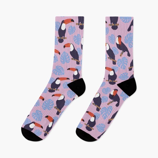Item preview, Toucan bird tropical pattern designed and sold by Retro Street Studios.