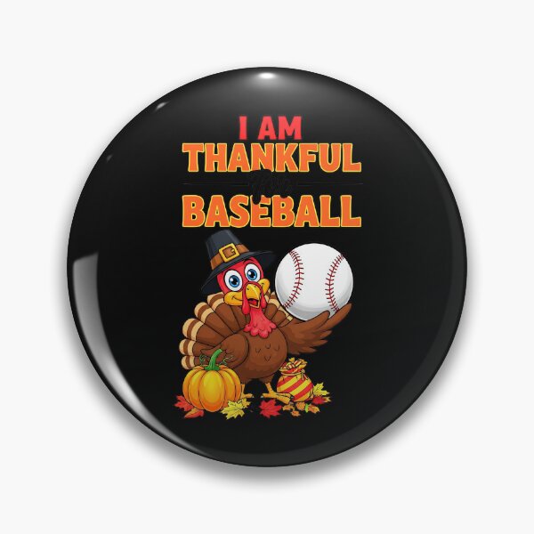 Item preview, Thankful For Baseball Thanksgiving Turkey Matching Player designed and sold by facegm.