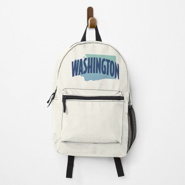 Item preview, Washington - Retro Style Curved Text with State Shape designed and sold by chosenhomes.