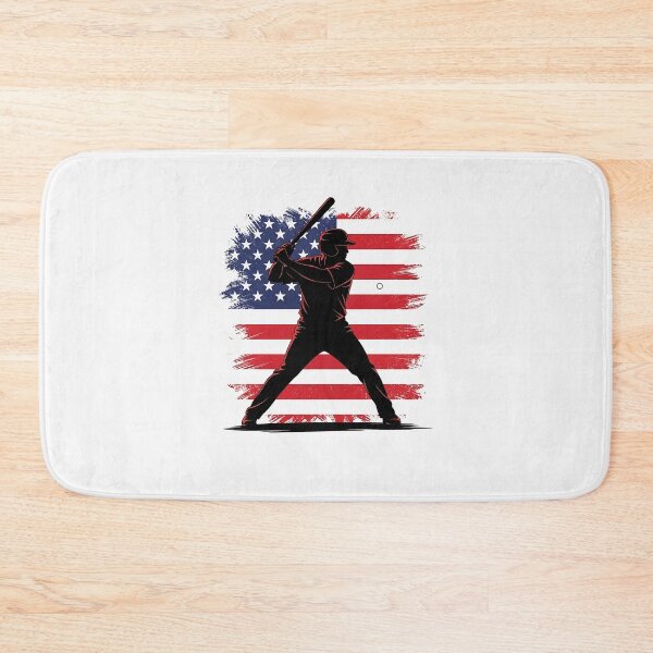 Item preview, Vintage Baseball American Flag designed and sold by facegm.