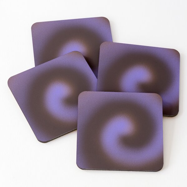 Item preview, Abstract Diffused Aura Grain Bold Spiral Design designed and sold by Peach Fuss.