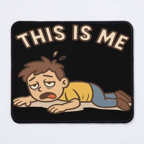 Item preview, Questo sono io – cartoon buffo stanco designed and sold by RyoSaeba90.