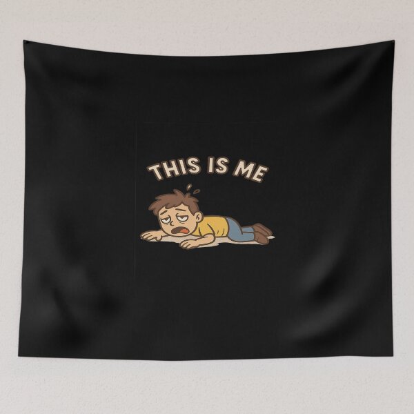 Item preview, Questo sono io – cartoon buffo stanco designed and sold by RyoSaeba90.