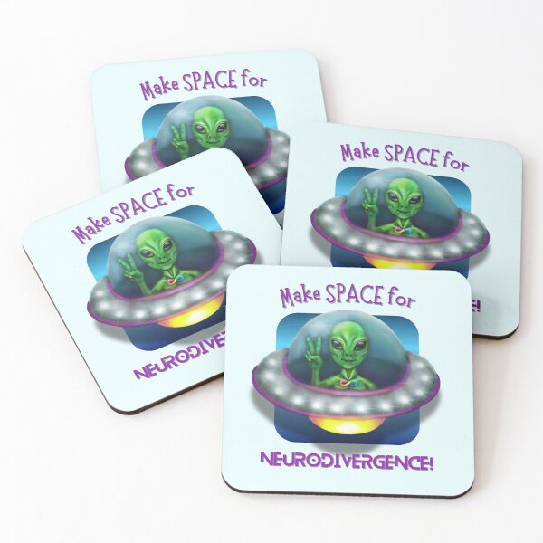 Item preview, Make SPACE for Neurodivergence! designed and sold by EllaCrowellArt.