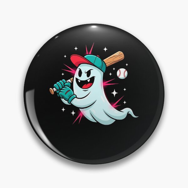 Item preview, Womens Funny Baseball Ghost Player Spooky Sports Cartoon Halloween designed and sold by facegm.
