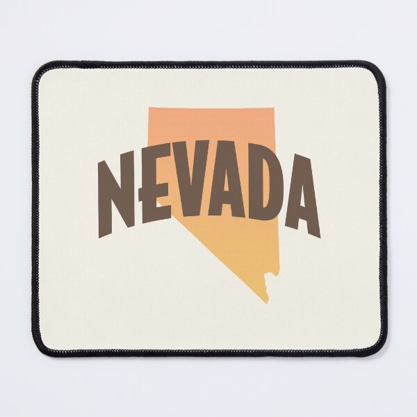 Item preview, Nevada - Retro Style Curved Text with State Shape designed and sold by chosenhomes.