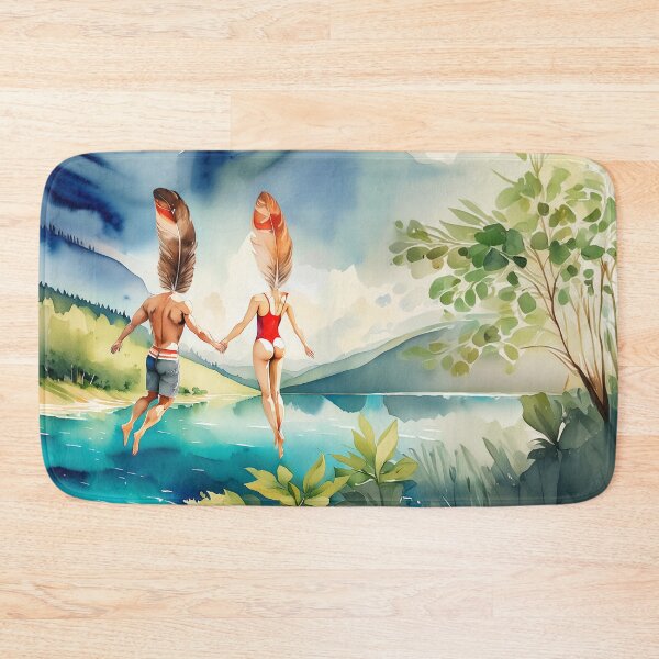 Item preview, Leaping in with All Four Feet designed and sold by Flower Songs.