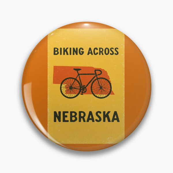 Artikelvorschau, Mit dem Fahrrad durch Nebraska entworfen und verkauft von Broken Antler Designs .