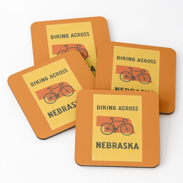 Item preview, Bike Across Nebraska  designed and sold by Broken Antler Designs .
