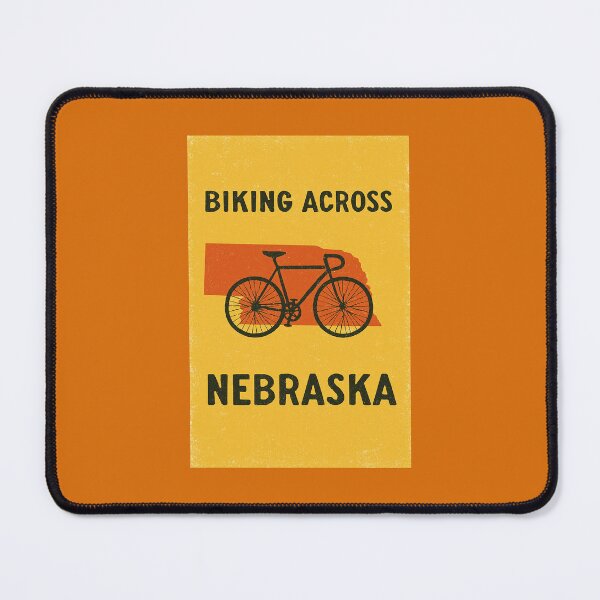Item preview, Bike Across Nebraska designed and sold by Broken Antler Designs .