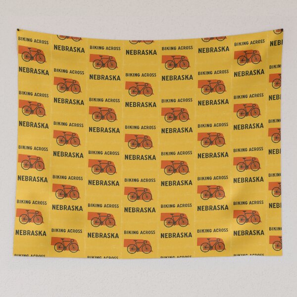 Item preview, Bike Across Nebraska  designed and sold by Broken Antler Designs .