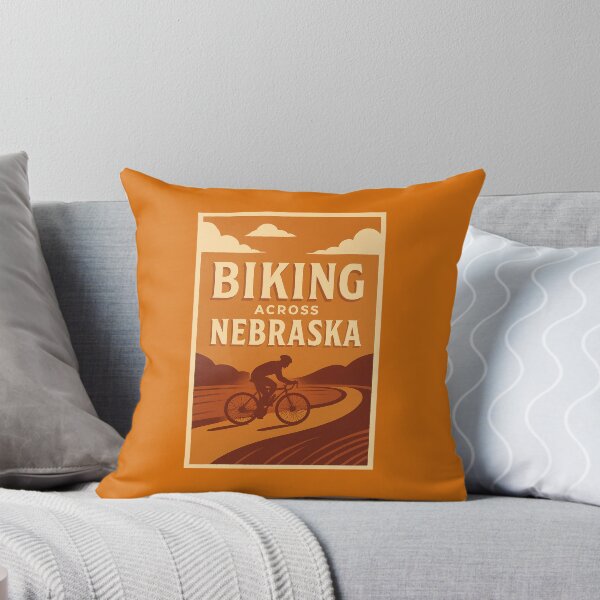 Item preview, Bike Across Nebraska  designed and sold by Broken Antler Designs .