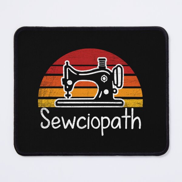 Item preview, Retro Vintage Sewing Sewciopath designed and sold by NQArtist.
