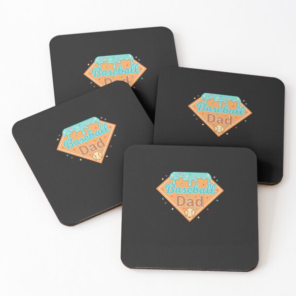 Item preview, Baseball Drip Dad Ice Cream Home Plate Baseball Fathers Day designed and sold by diyoor.