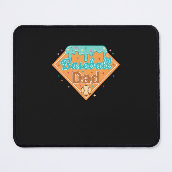 Item preview, Baseball Drip Dad Ice Cream Home Plate Baseball Fathers Day designed and sold by diyoor.