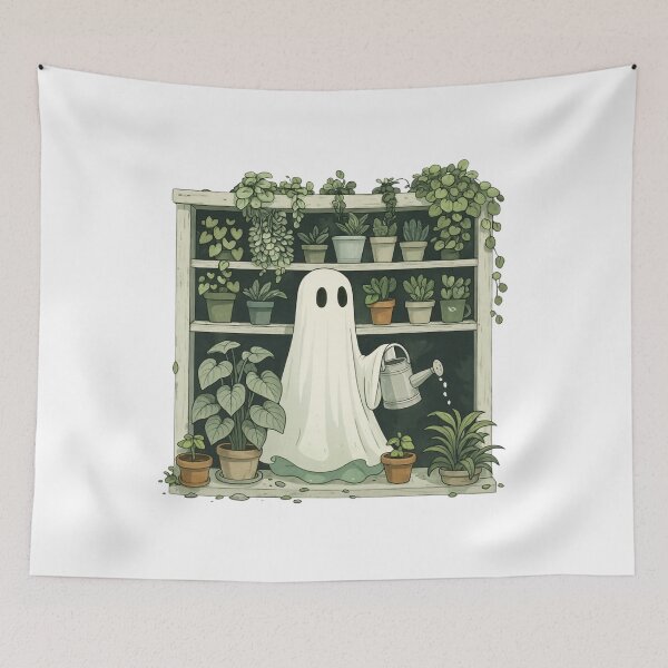 Item preview, Funny Plant Ghost designed and sold by SnorkleSupply.