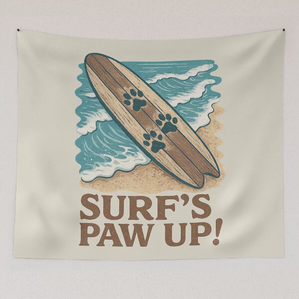 Item preview, Surf’s Paw Up! — Funny Dog Surfing Shirt designed and sold by AdelStore.