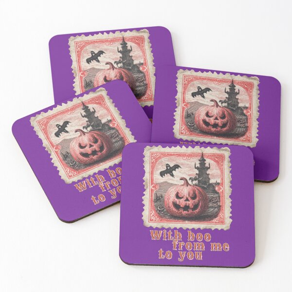 Item preview, nostalgic Halloween stamp designed and sold by Mauswohn.