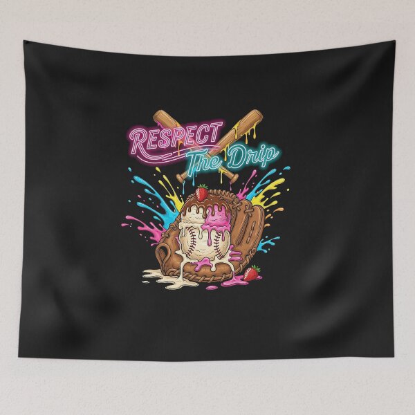 Item preview, Baseball Drip For Boys Ice Cream Respect The Drip Baseball designed and sold by diyoor.