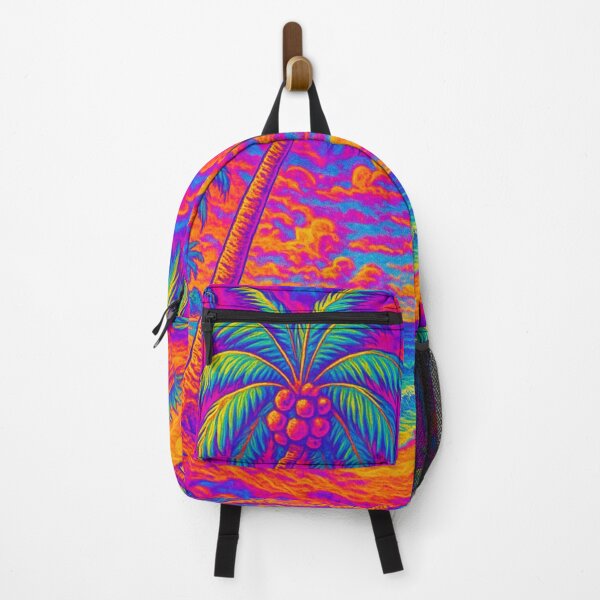 Item preview, Psychedelic Paradise – Trippy Tropical Beach All-Over Print designed and sold by getpressedshirt.