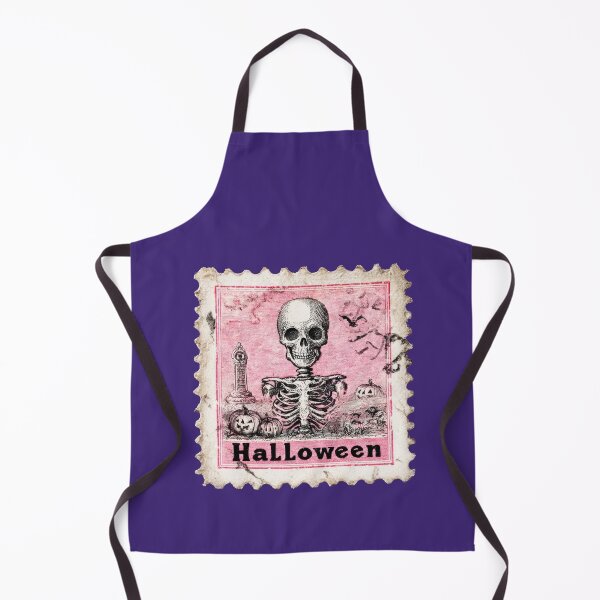 Item preview, vintage stamp with skeleton designed and sold by Mauswohn.